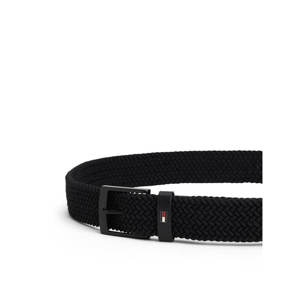Tommy Hilfiger Enamel Flag Braided Elastic Belt